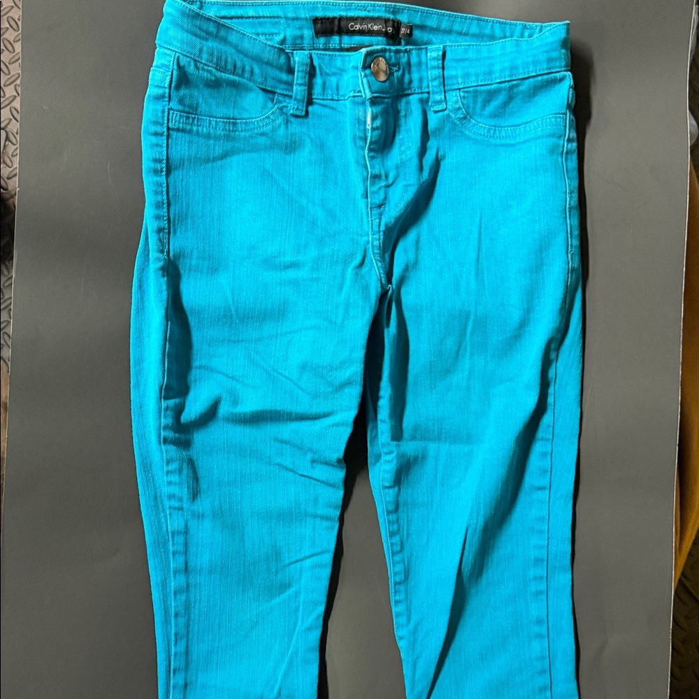Calvin Klein Bright Blue turquoise  Denim